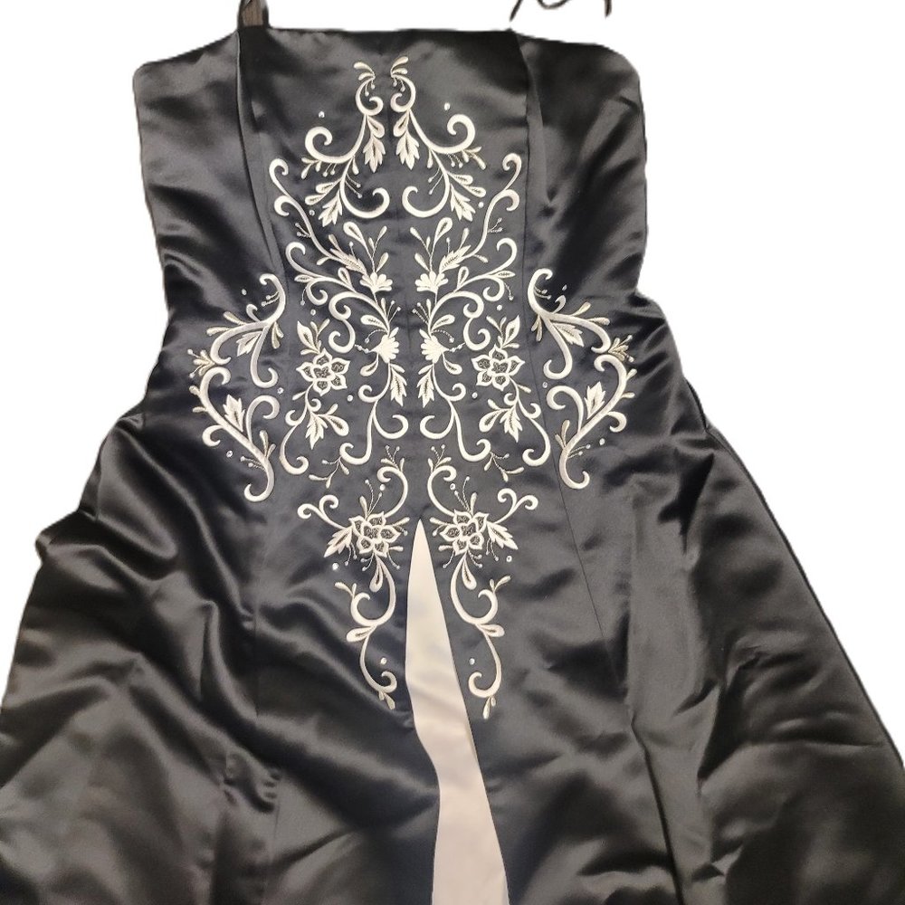 Black and White Ball Gown